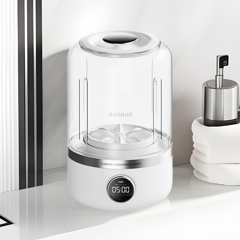 New Charging Mini Washing Machine – Portable Underwear & Socks Washer