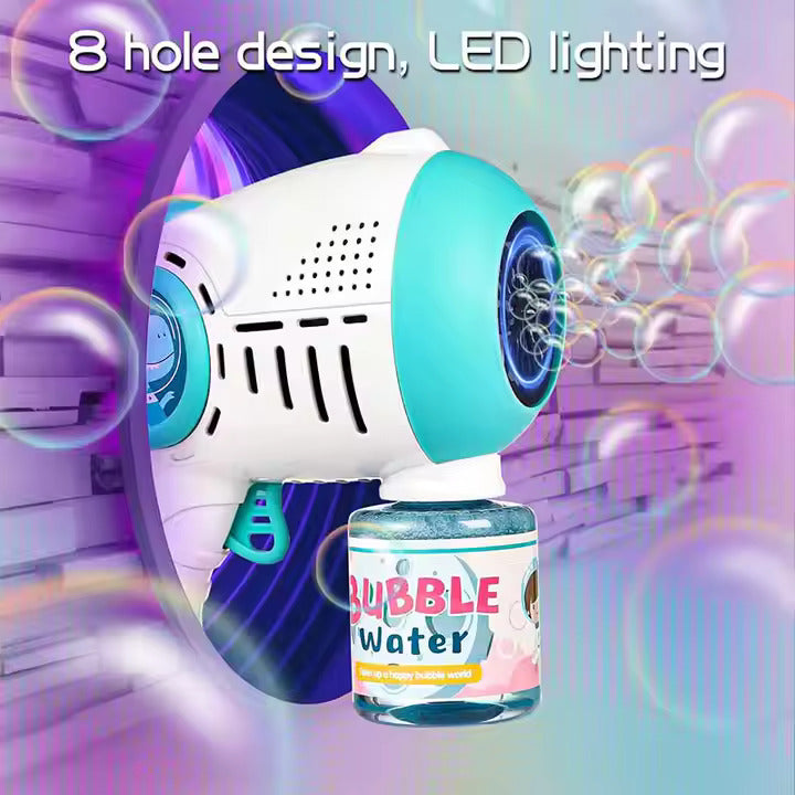 "Dinosaur Bubble Gun – Automatic Handheld Bubble Machine for Kids"