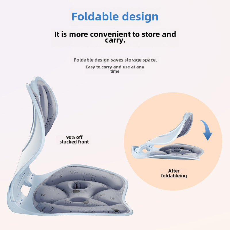 Shake Sound Explosion Waist Cushion Foldable Sitting Posture Corrector Children's Cushion Corrector Sitting Posture Waist Cushion Wholesale
