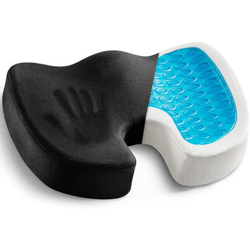 Memory foam gel cushion-black
