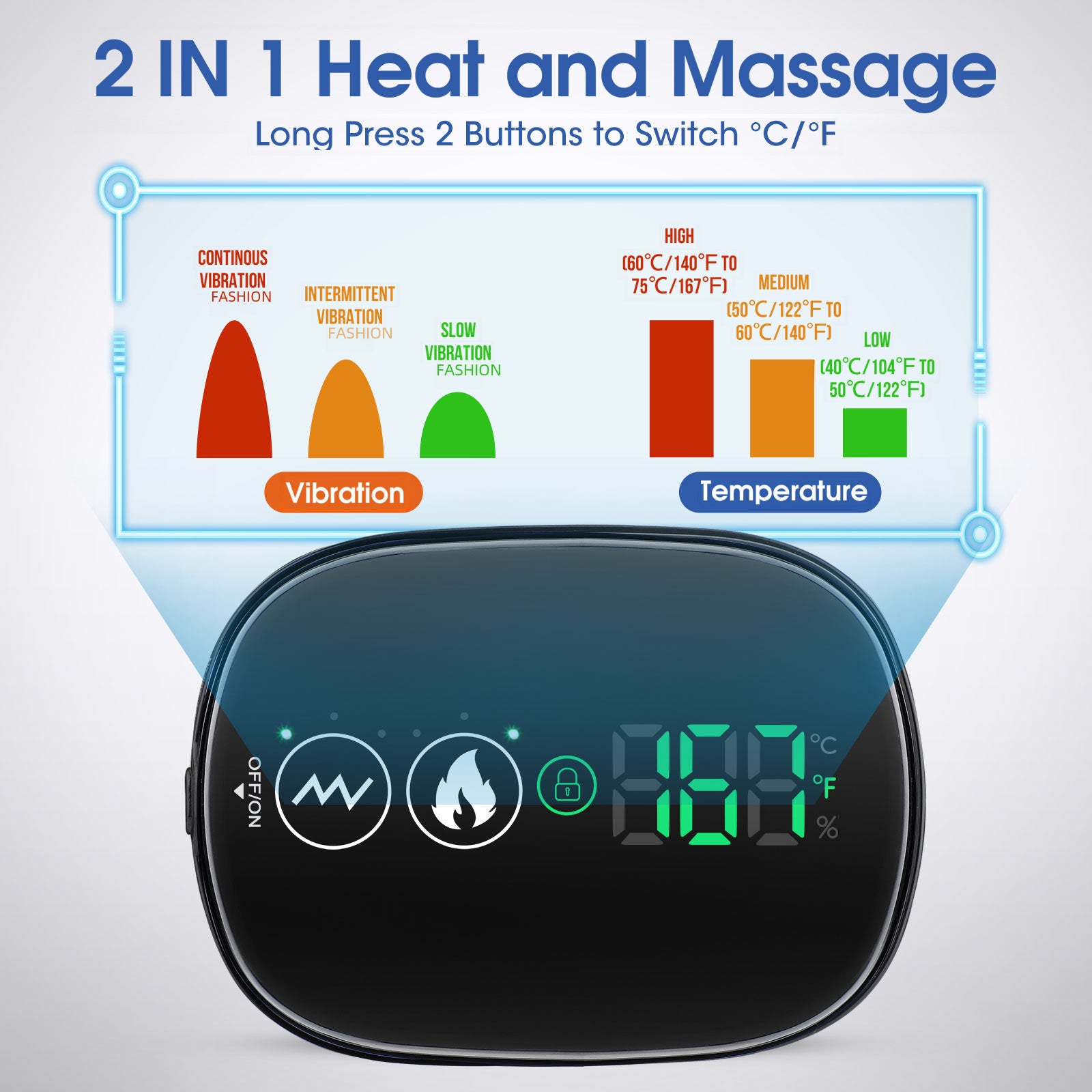 Cross-border Electric Heating Shoulder Pad Vibration Massage Heating Shoulder Pad Charging Shoulder And Neck Joint Hot Compress Physiotherapy Factory For The Elderly