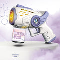  Moran Blue-10-hole fully automatic small angel bubble machine sends bubble liquid + battery)