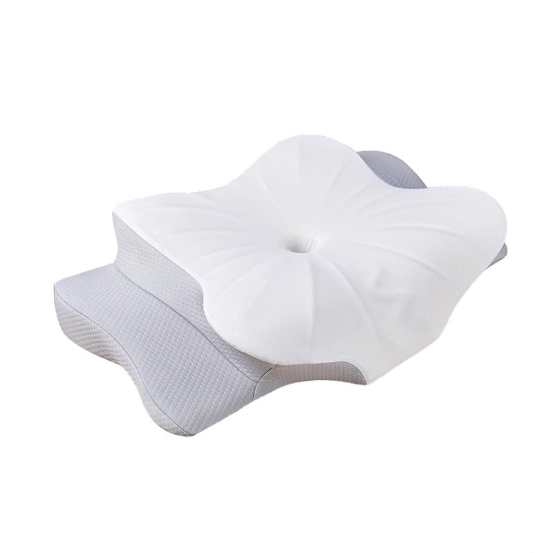 Memory Foam Pillow Double Layer Butterfly Shape High Pillow No Sagging Neck Support Sleep Pillow Wholesale Neck Friend Brand