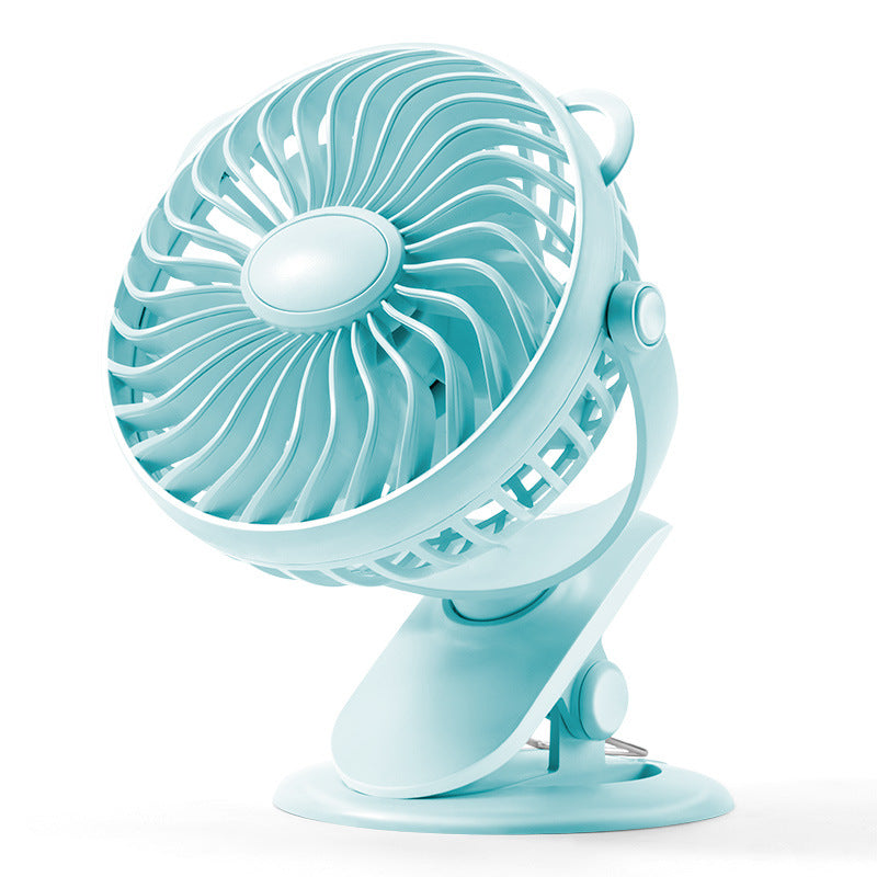New Usb Charging Clip Fan Mini Portable Handheld Mute Clip Fan Stroller Clip Small Fan