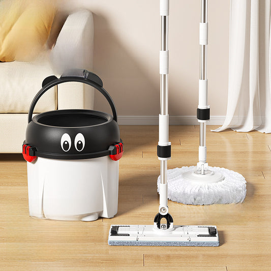 Meitianle Hand-free Eluting Integrated Mop Automatic Drying Lazy Household Rotating Flat Mop Wholesale
