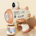  12-hole fully automatic aircraft small cannon-milk color (send bubble liquid + battery)