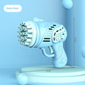  Dimming water type: 23-hole blue bubble machine (send bubble liquid + battery)