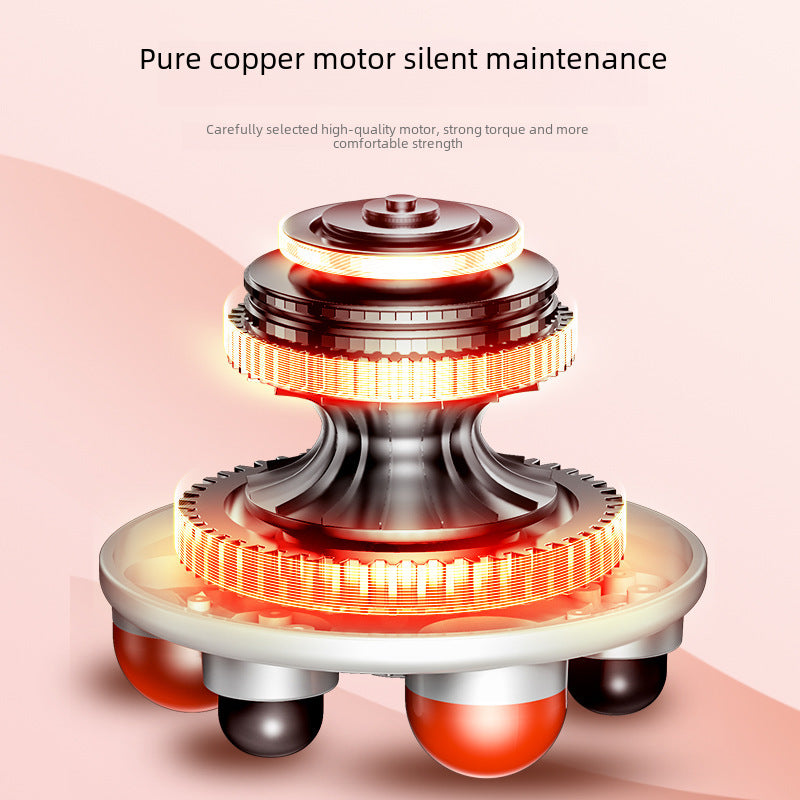 Enlong Automatic Intelligent Multifunctional Moxibustion Heat Therapy Abdomen Massager Stone Roller Belt Red Light Therapy