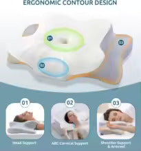 Neck Friend Butterfly Pillow – Memory Foam Neck Support.
