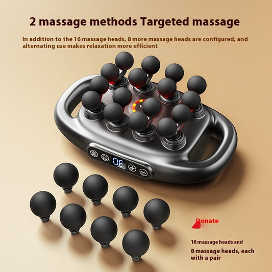 Sixteen Head Deep Strike Massage Gun - Whole Body Relief & Percussion Therapy